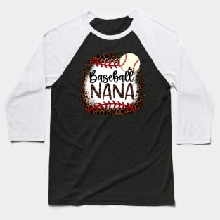 Baseball Nana Leopard   Baseball Nana Baseball T-Shirt